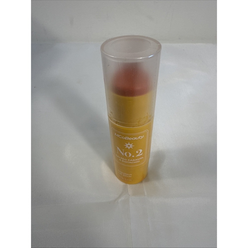 MCoBeauty MCW706 Coconut Lip Balm No.2 Salted Caramel Pistachio Vegan 0.27oz